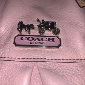 Coach Leather Brook Shoulder Handbag Lavender  A0973-13582